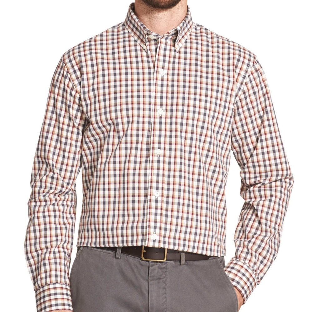 Arrow Men's Hamilton Poplin Plaid
